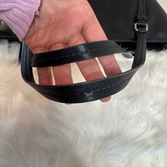 Coach Peyton Zip Top Saffiano Leather Tote Bag in EUC Black - Picture 8 of 13